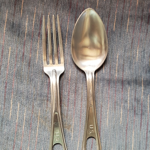 US Military spoon and fork - Picture 4 of 5